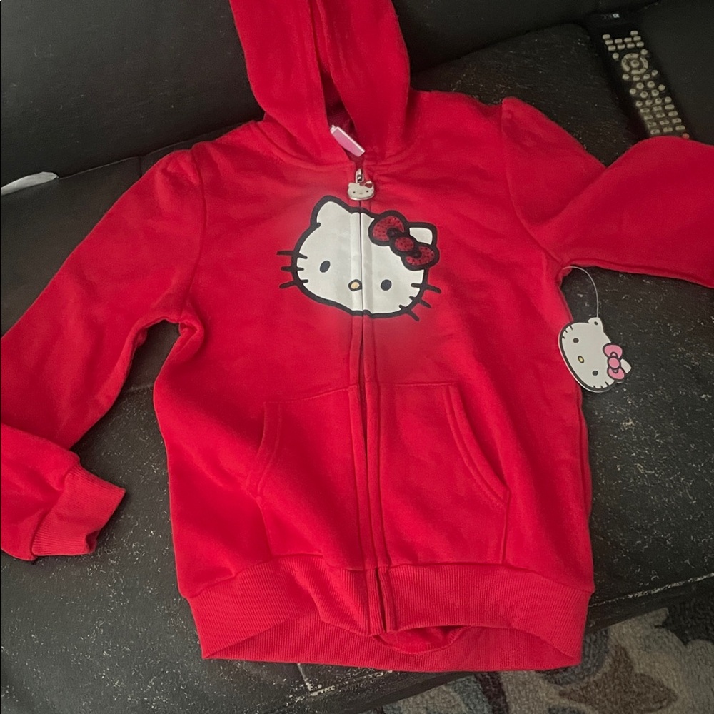 Hello Kitty Vibrant Red Kids SweatshirtHello Kitty sweat jacket